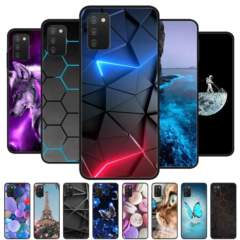 

For Samsung A03S Case Silicon Back Cover Phone Case For Samsung Galaxy A03S Cases for Galaxy A 03S Soft bumper Funda Shells