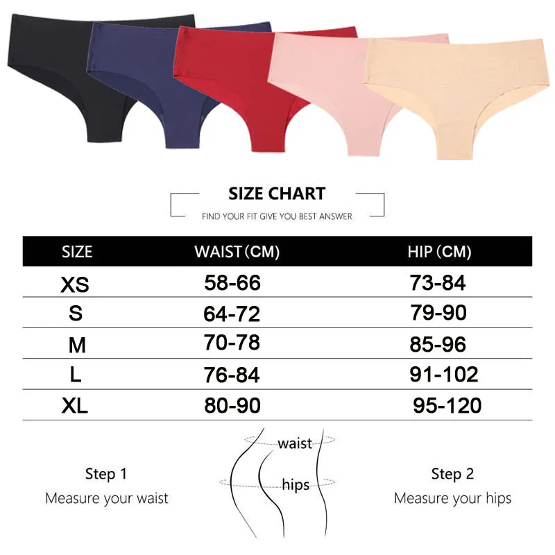 CINOON 3Pcs/Lot Seamless Panty Set Underwear Female Comfort Intimates Fashion Low-Rise Briefs Panties Women Sexy Lingerie