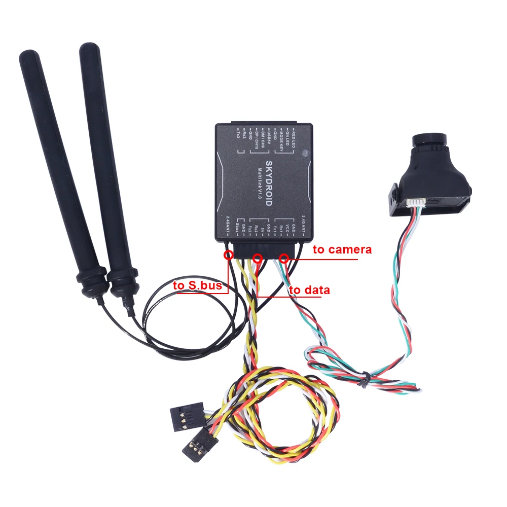 Ricevitore Skydroid R12 RX/SG12-RX per T12 trasmettitore Radio protezione delle piante droni Assessories