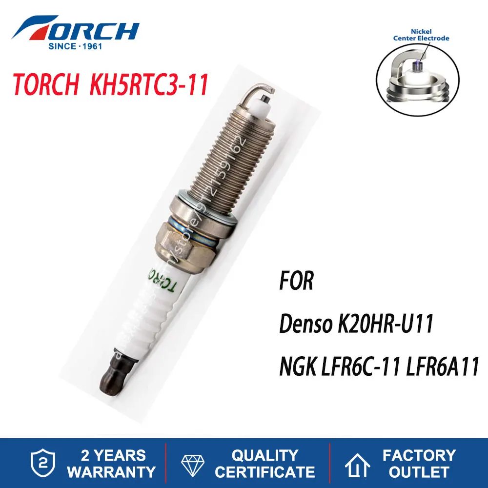 Denso K20HR IKH16 K16HPR FR8ME Candle LFR6C LFR5A LFR6A11 Auto Spark Plug K6RTM3 KH6RTC KH5RTC3-11 Engines Components