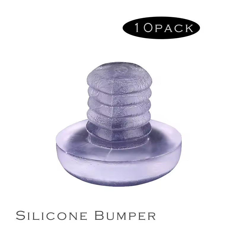 Para muebles puerta cajón diámetro 5mm pequeño parachoques silencioso de goma de silicona