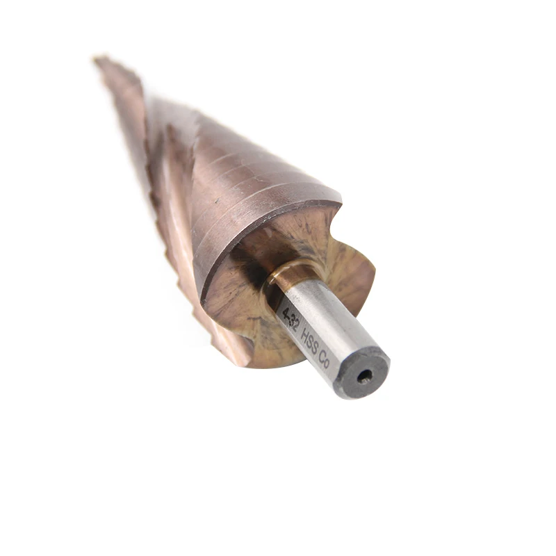 M35 HSS-CO خطوة لقمة ثقب 4 مللي متر-20 مللي متر المعادن أدوات السلطة عرقوب الجولة الفولاذ المقاوم للصدأ التنصت المعادن الحفر الكوبالت تصفيح