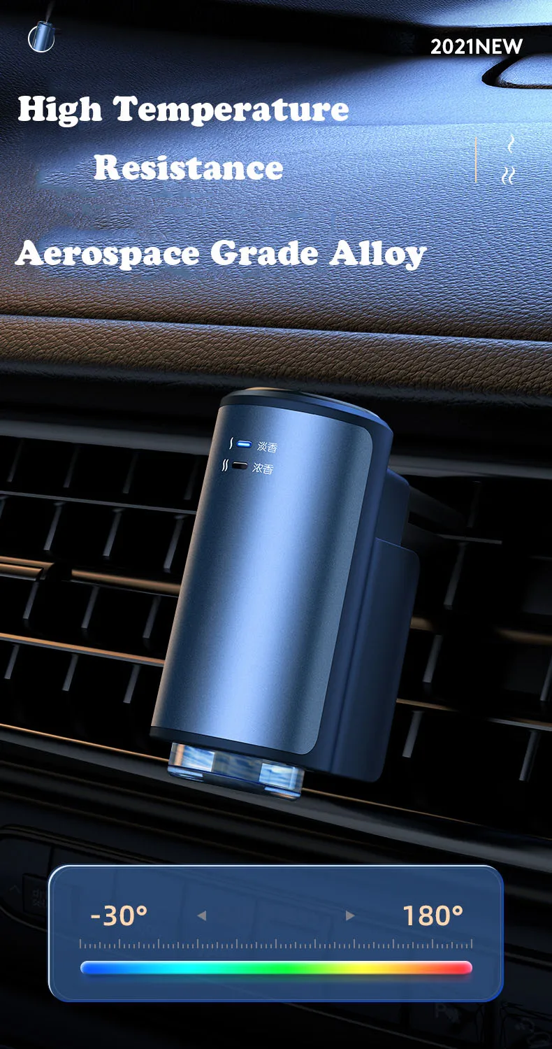 Auto elektrische Aroma Diffusor ätherische Öl Auto Duft Lufter frischer Luft reiniger Luftbe feuchter mit Box Duft für Auto nach Hause – Detail 10