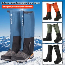 1 paio di ghette da neve invernali impermeabili da trekking all'aperto stivali da deserto manica da ciclismo copertura Legging