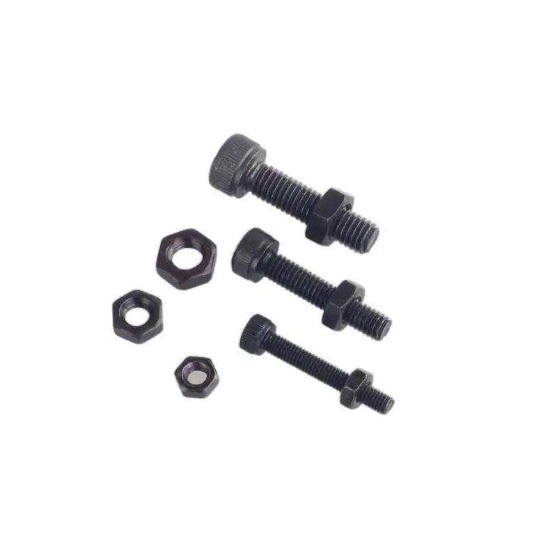 Kit de tornillos hexagonales de acero al carbono, juego de combinación de tuercas de alta resistencia, M3, 240 piezas, 12,9