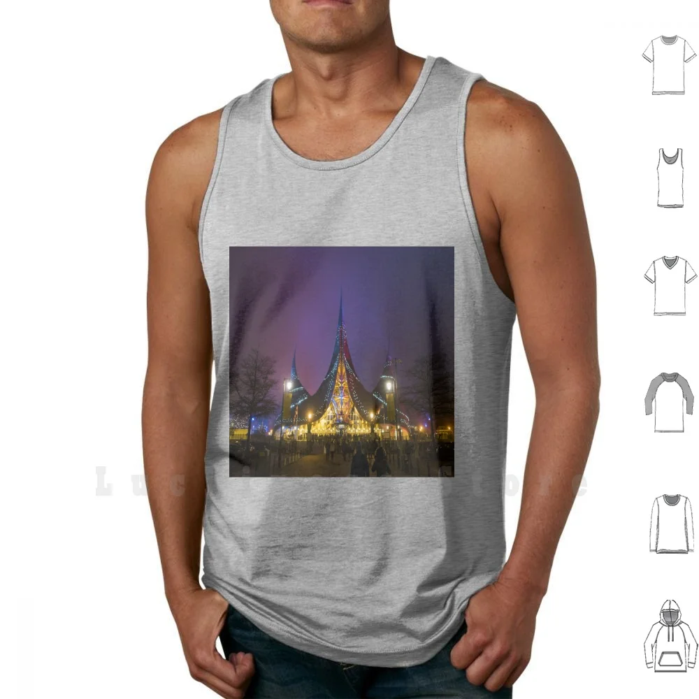 Huis Van De Vijf Zintuigen Tank Tops Vest Sleeveless Efteling Anton Pieck Zintuigen Huis Van De Vijf Zintuigen Vijf