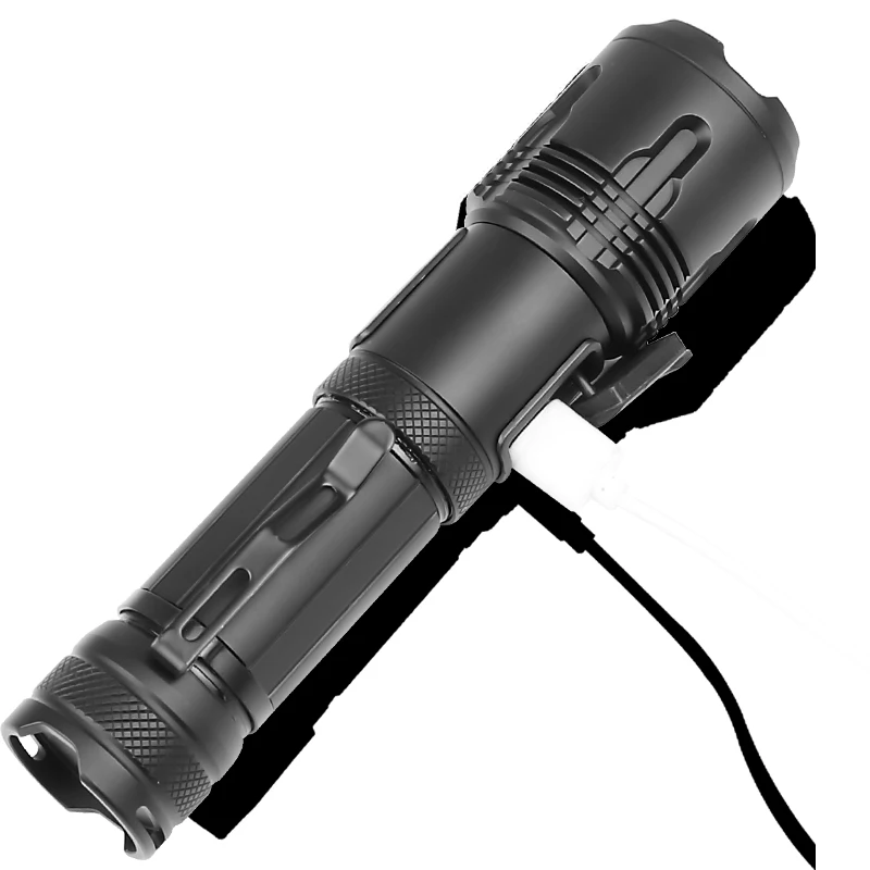 800000LM Super Bright Led Flashlight XHP100.2 Usb Rechargeable 18650 26650 Battery Zoomable Torch Fishing Camping Lantern