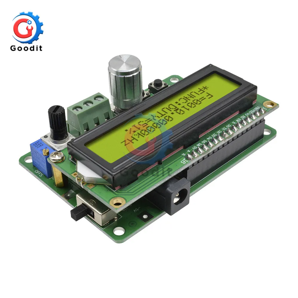 FYE050 DDS Function Signal Generator Random Waveform Triangle Sine Square Sawtooth Wave Duty Cycle Frequency Generator Module