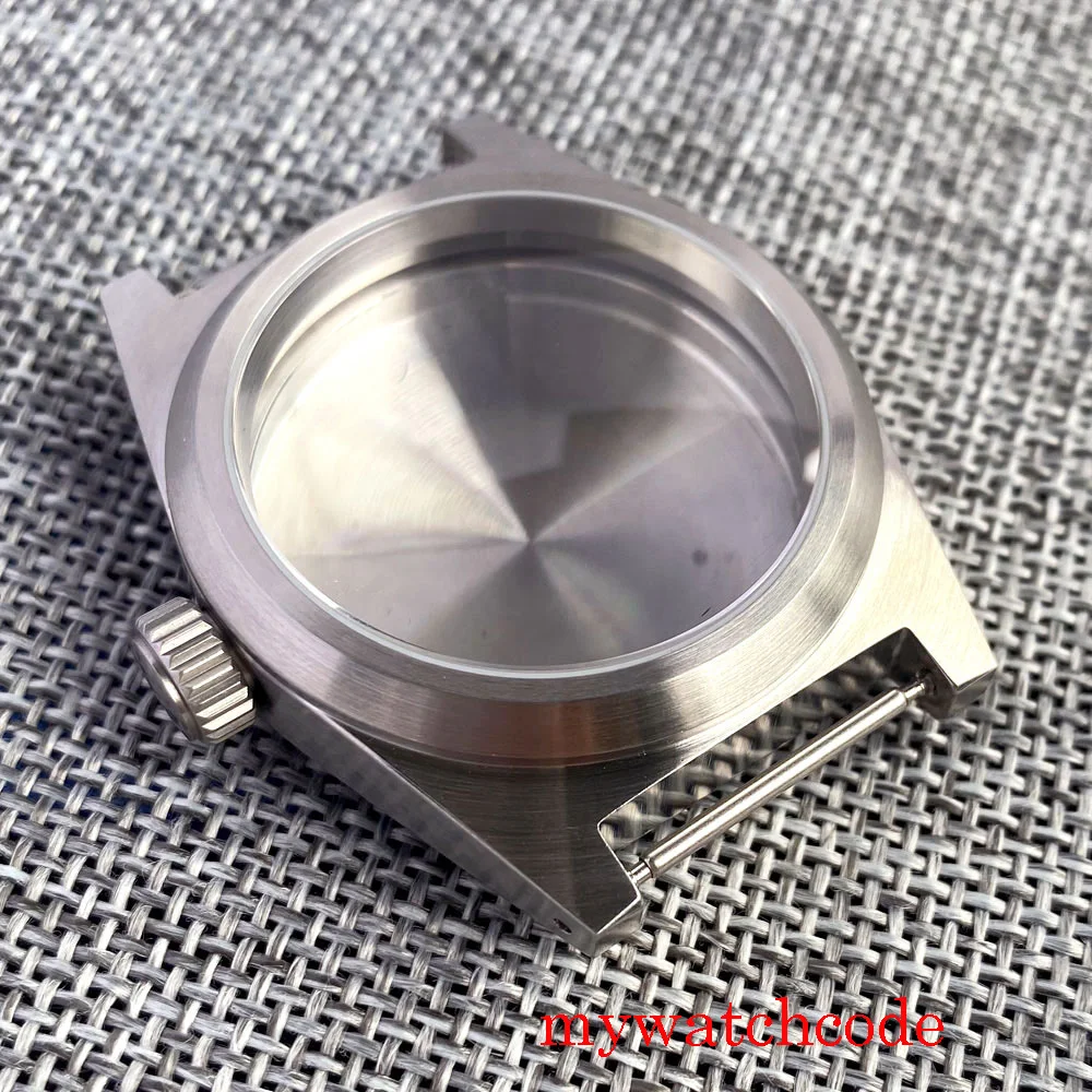 316L Steel 38mm Brushed Diver Swim Watch Case AR Sapphire 200M Waterproof Fit NH35 NH36 NH34 ETA2824 PT5000 ST2130 for Watch Mod