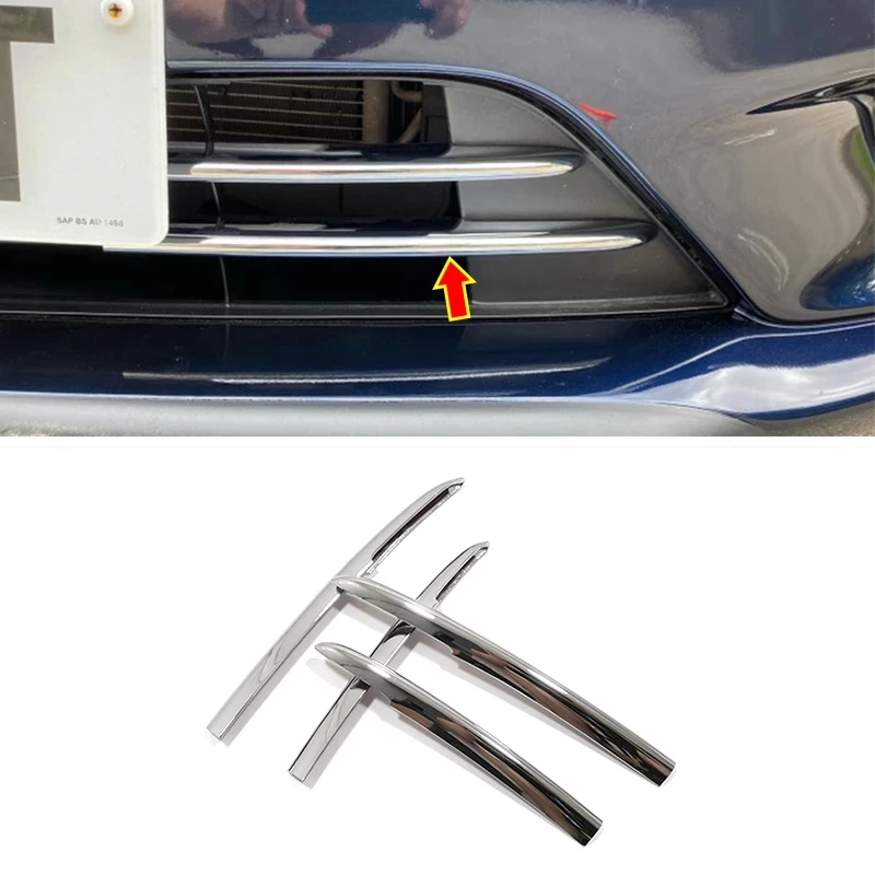 

For Mazda 6 Atenza 2013 to 2018 ABS Chrome Car body protection Front up Grid Grille Cover trim Car Styling Auto Accessories 4pcs