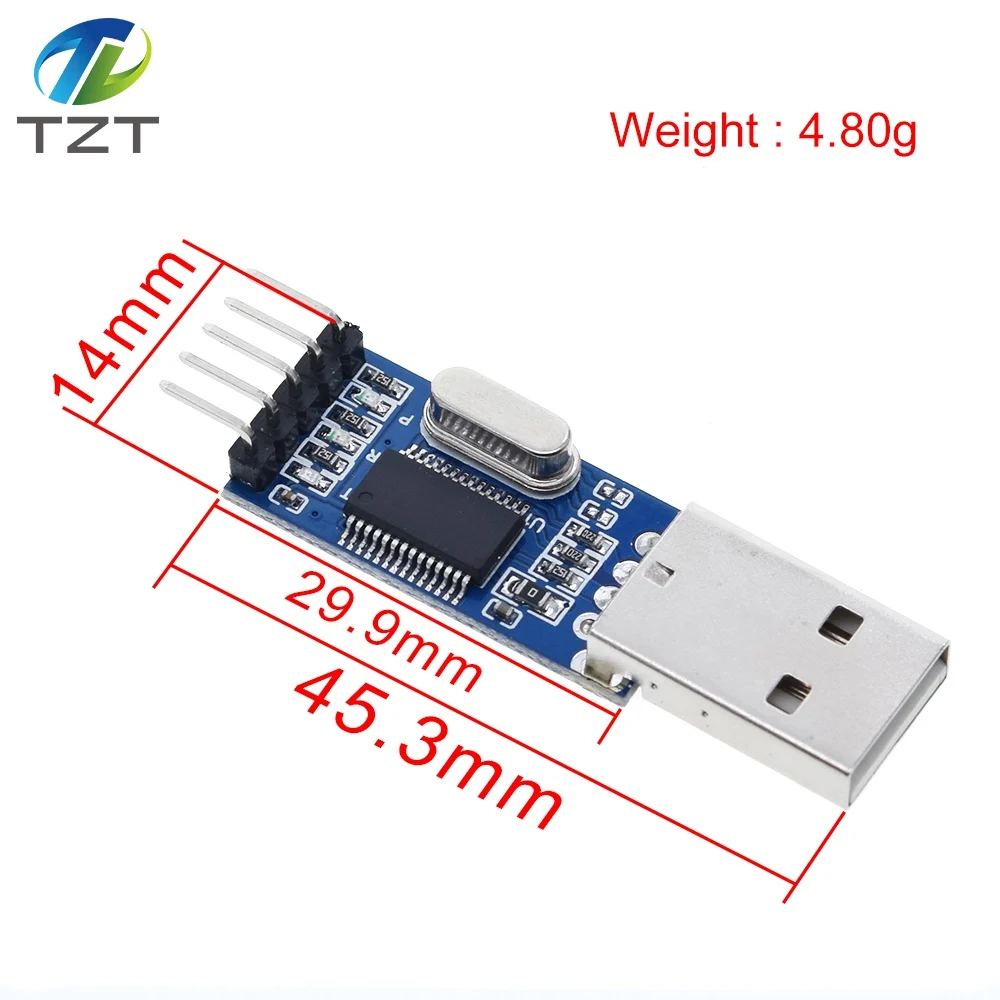 PL2303 PL2303HX/PL2303TA USB zu RS232 TTL Konverter-Adaptermodul mit Staubschutzabdeckung PL2303HX für Arduino Download-Kabel – Detail 3