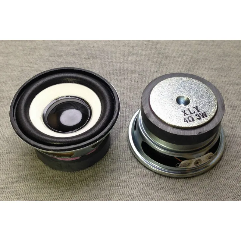 SOTAMIA 2Pcs 52mm Audio Portable Full Range Speakers Column 4 Ohm 3W Mini DIY Sound Speaker Loudspeaker For Sound System