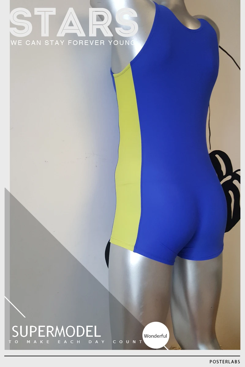 Swimsuit  New  Piece Swimsuit  Men\'s Suit Sexy Tights Surfing Spandex Boutique Sunscreen Plus-sizeQuick dry