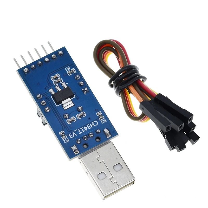 TZT 1/2/5 Stück CH341T 2-in-1 Modul 3,3V 5V USB zu I2C IIC UART USB zu TTL Einzelchip-Serieller Port-Downloader – Detail 7