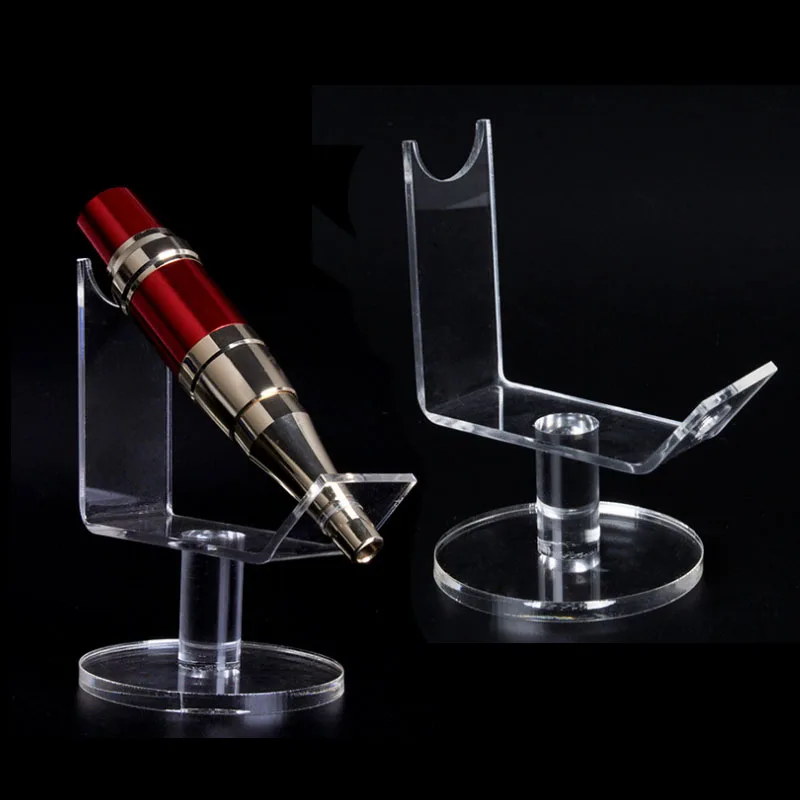 Acrylic Tattoo Machine Gun Stand Rack Support Tattoo Gun Holder Transparent Gun Stand Rack Rest Organzier 1 pcs