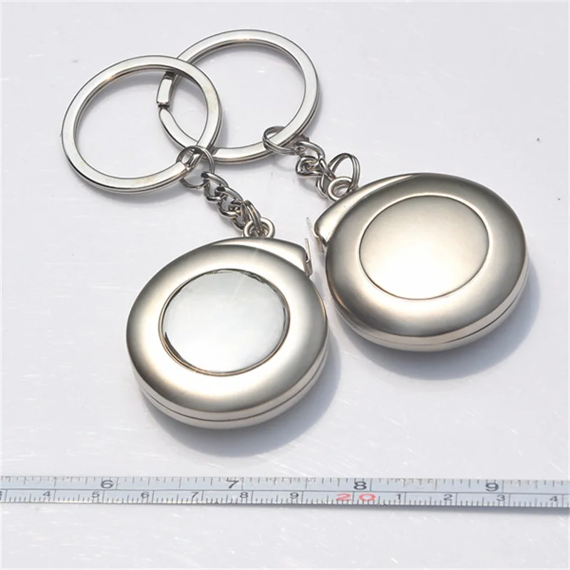 WINTAPE Mini 1M Measuring tool Stainless Steel Telescopic tape measuring Key chain design