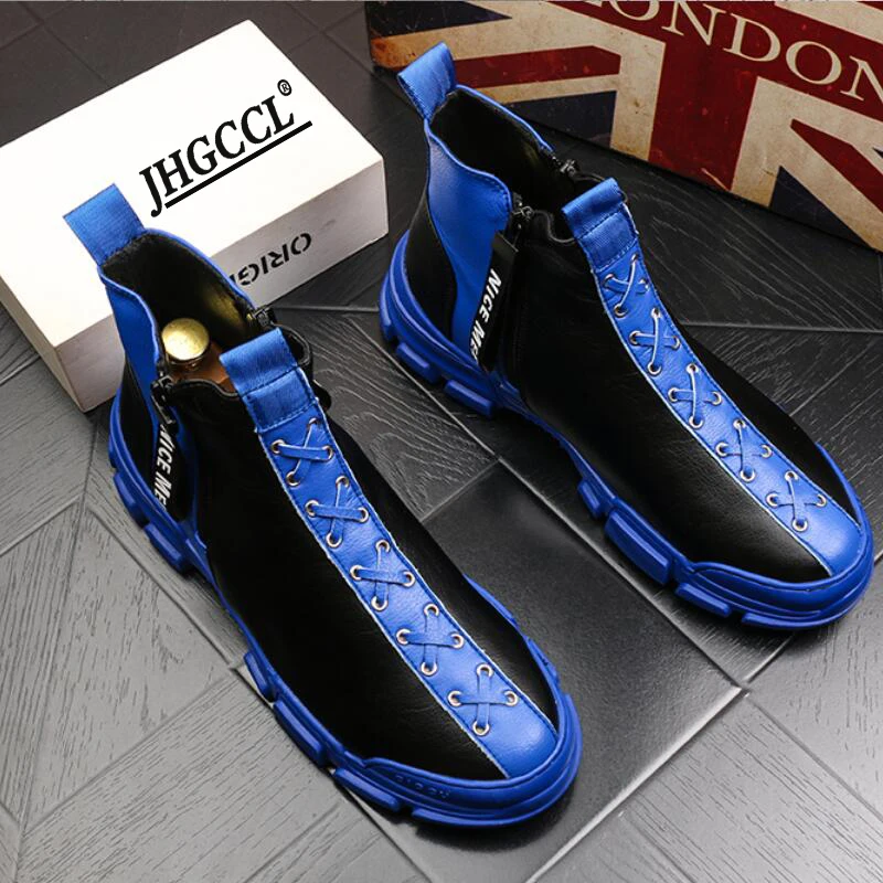 NEW Hip hops Men Breathable Sneakers Vulcanize Boots Male yellow black Mesh Casual boots Tenis Masculino Zapatos Hombre A6