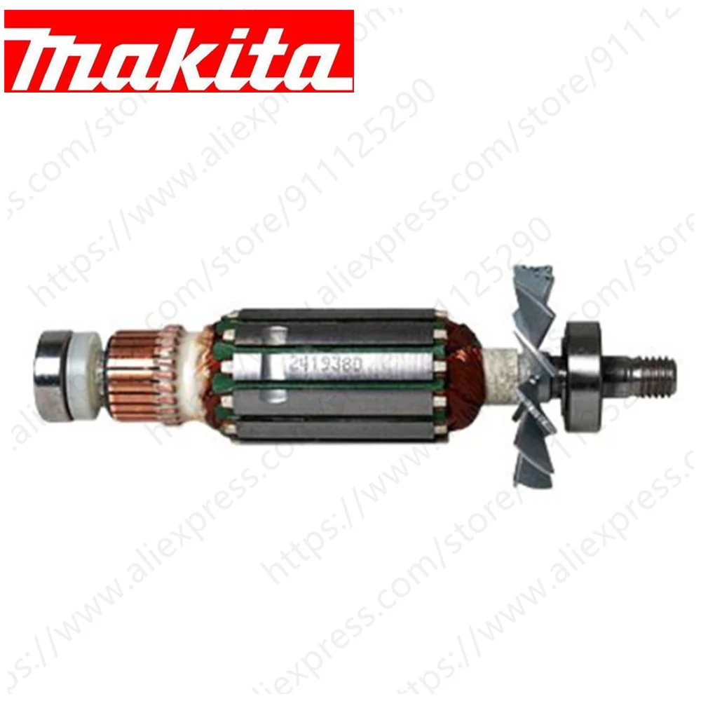 Motor de armadura para Makita MT190 1900B 1923B N1923B 1902 1901 N1900B 511938-9 511939-7, Rotor cepillador portátil