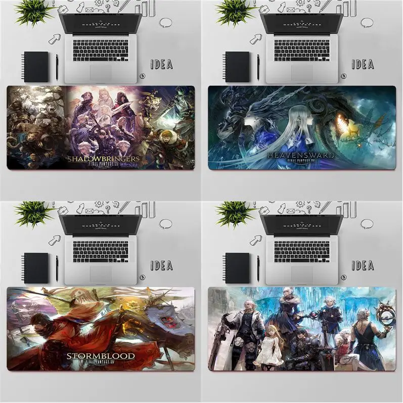 

FHNBLJ Top Quality FINAL FANTASY XIV Rubber Mouse Durable Desktop Mousepad Free Shipping Large Mouse Pad Keyboards Mat