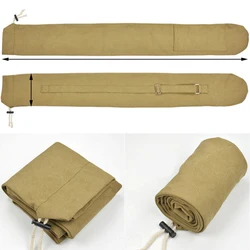 Fishing Umbrella Storage Bag Canvas Fishing Pole Bag Fishing Gear Thicken Wear-resistant Foldable Waterproof Rod Bag  X91G