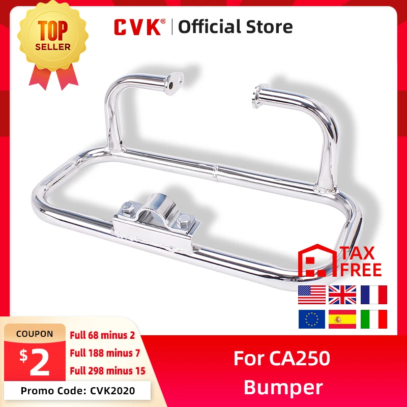 CVK Motorcycle Engine Frame Protector Metal Tube Engine Guard Rail Crash Bar Fence Bumper for Honda CA250 CA 250 CMX250 CMX250C