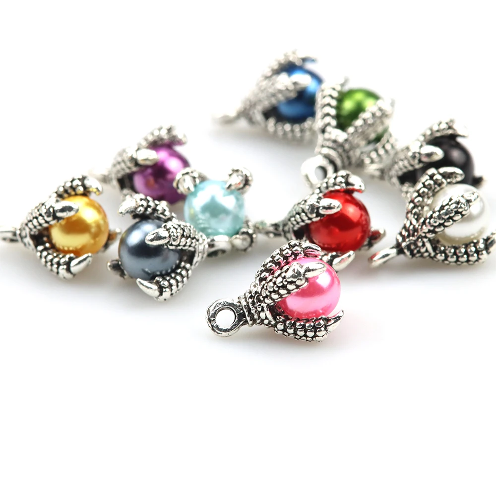 3PCS/LOT 10*15MM Punk Style Eagle Claw Pendant DIY Is Suitable For Bracelets, Necklaces Jewelry Making Jewelry Accessories Charm
