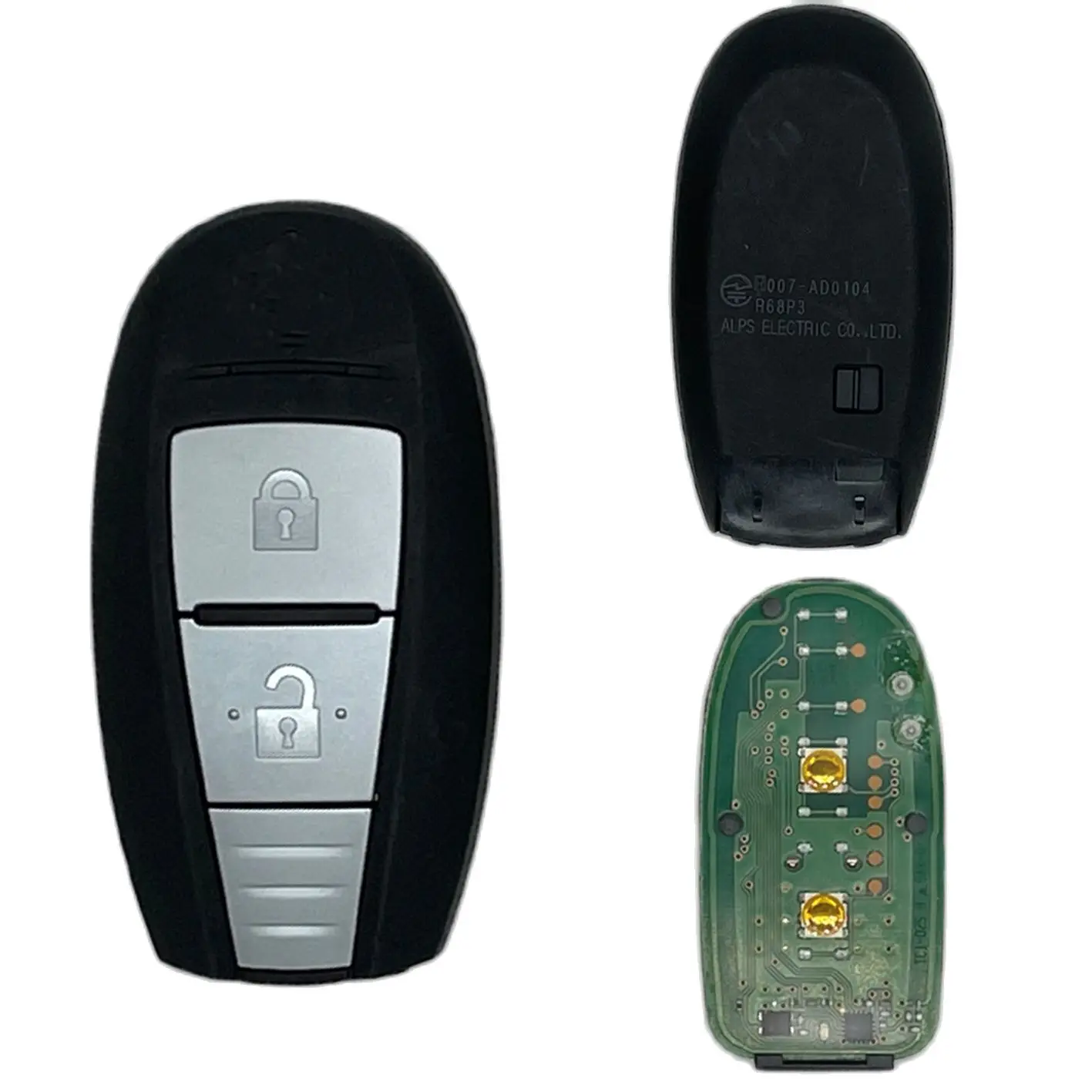 OEM Smart Remote Car Key Fob -TS007 315Mhz, TS008 433Mhz- 2 Buttons with ID47 Chip for Suzuki SWIFT SX4 VITARA 2010-2015