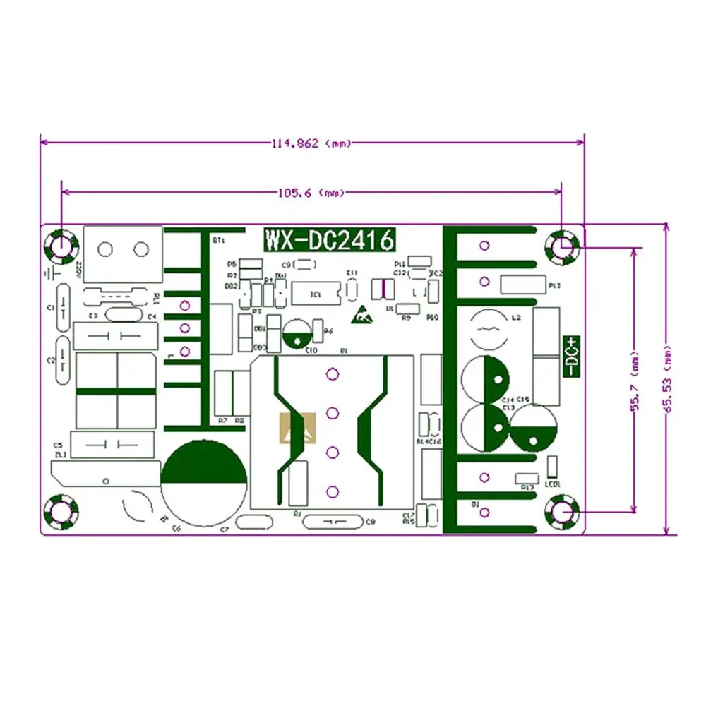 AC 100-240VถึงDC 36V 5A 180W Switching Power SupplyโมดูลAC-DC