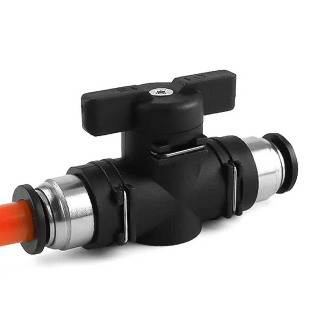 BUC 4 6 8 10 12mm pneumatic quick connector PU hose connector manual valve steering switch manual ball valve
