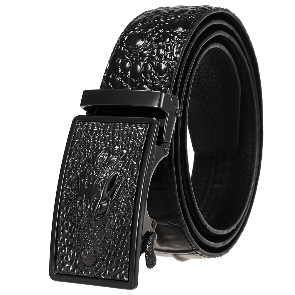 New Men Belt Fashion  Alloy Automatic Buckle Belt Business Affairs Casual Decoration Belt Men's Belts 3.5cm Luxury Fashion