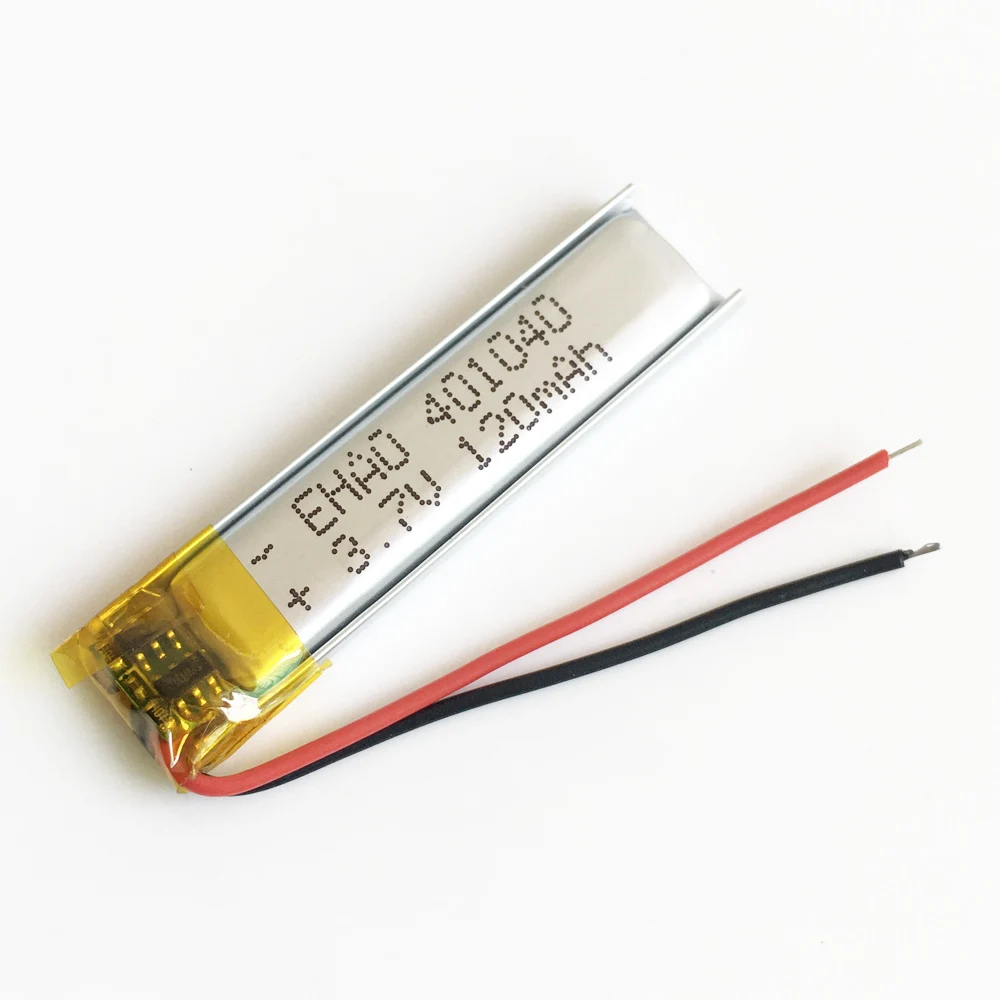 3.7V 120mAh litowo-polimerowy akumulator li-po 401040 do Mp3 GPS kamera bluetooth 4*10*40mm