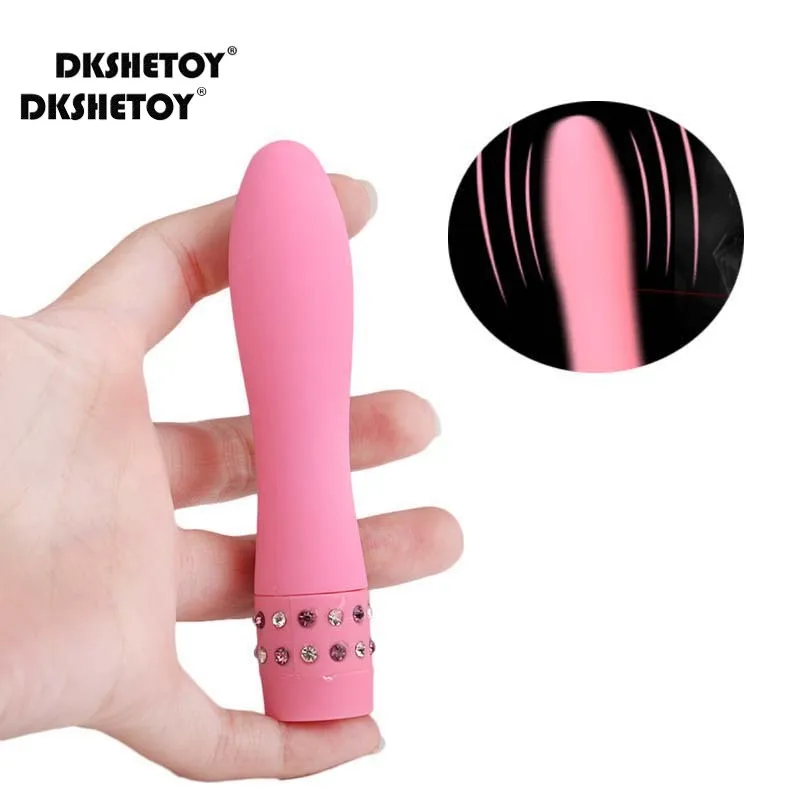 Multi-speed Vibration Diamond Bullet Clitoris Stimulation Massage Watertightness Sex Toy Products For Women