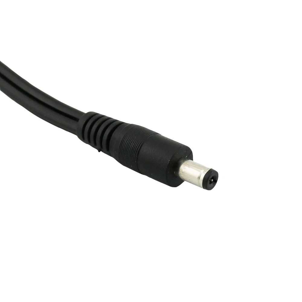 1pc DC Solar Power Automotive SAE Male 12V 5.5mm x 2.1mm Male Plug Solar Panel Charge Power Connector Extension Cable Cord 25cm