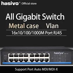 16 Port  RJ45 All Gigabit Ethernet switch  lan switch ethernet switch