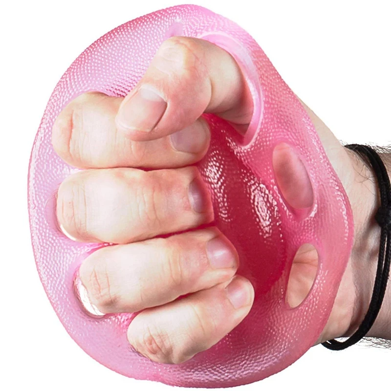 Hand Exerciser - Grip, Forearm Wrist Strengthener - Squeeze and Flex Finger Extension Trainer Therapy Stress Ball Training, Phys