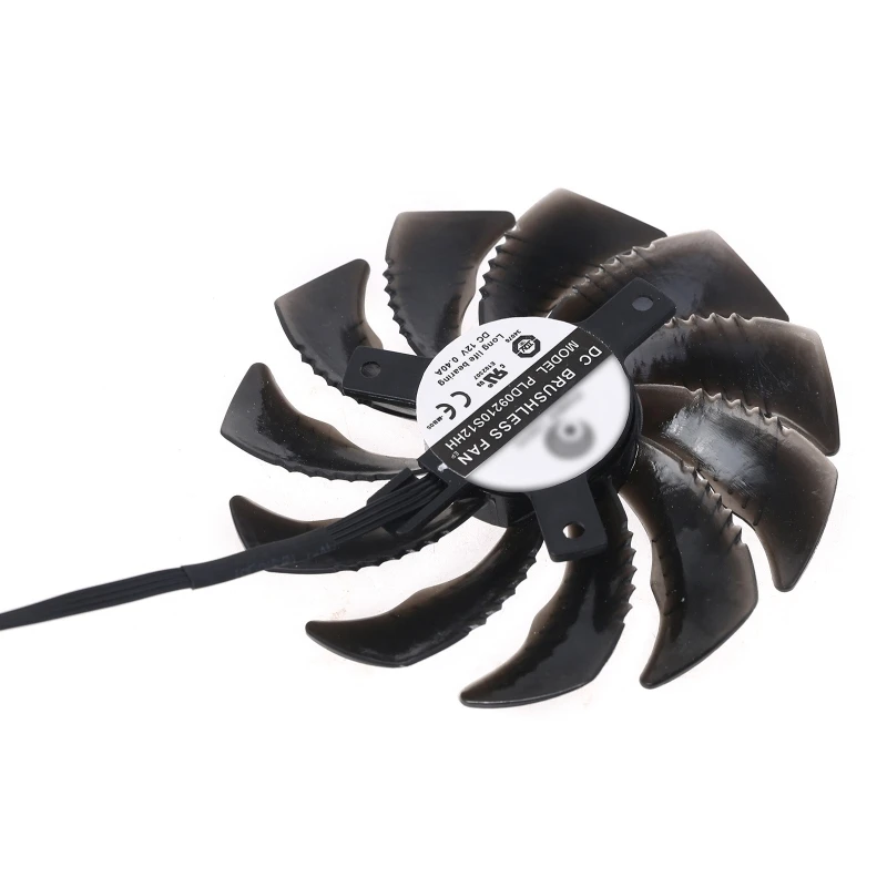 LAIMOERE Graphics card fan, 4-pin graphics card cooling fan for Gigabyte mini GTX 1060/1080/1070 GPU cooler