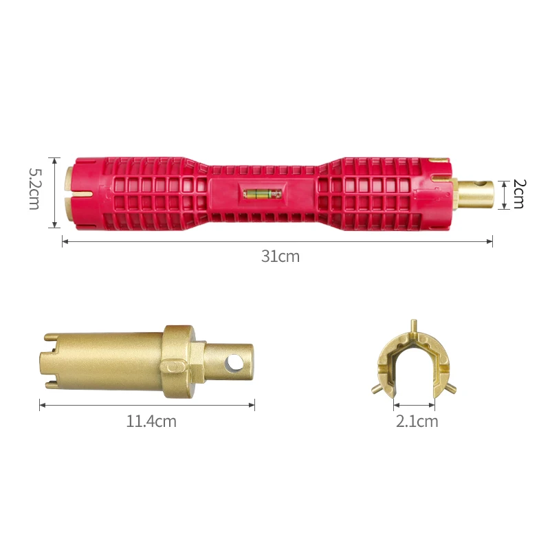 Cờ Lê Đa Năng Dụng Cụ Nhà Bếp Phòng Tắm Ống Nước Đôi Cấp Extra-Thiết Kế Dài Cờ Lê Dụng Cụ