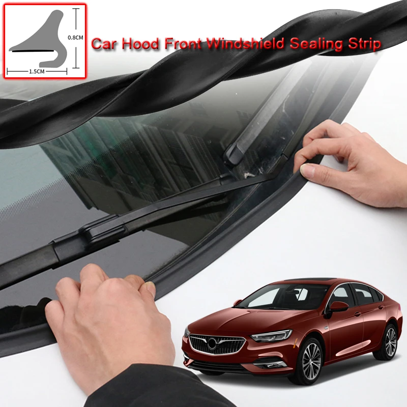 For Opel Insignia 2017-2020 DIY Car Seal Strip Windshied Spoiler Filler Protect Edge Weatherstrip Strips Sticker Car Accessories