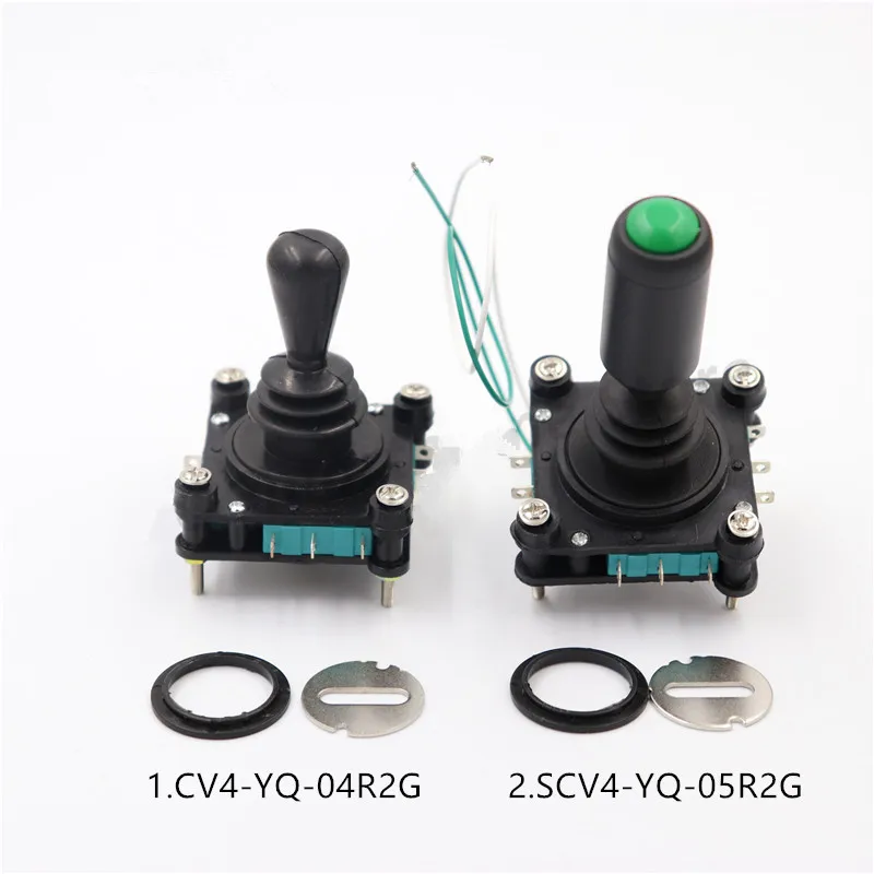 

22mm SCV4-YQ-05R2G / SCV4-YQ-04R2G Cross Switch 4 Direction Main Switch Knob Button 360 Degree Momentary Monolever Switch