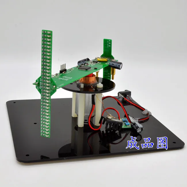 Two-axis Three-dimensional Rotation LED Electronic Training Kit Welding Parts LED Light POV