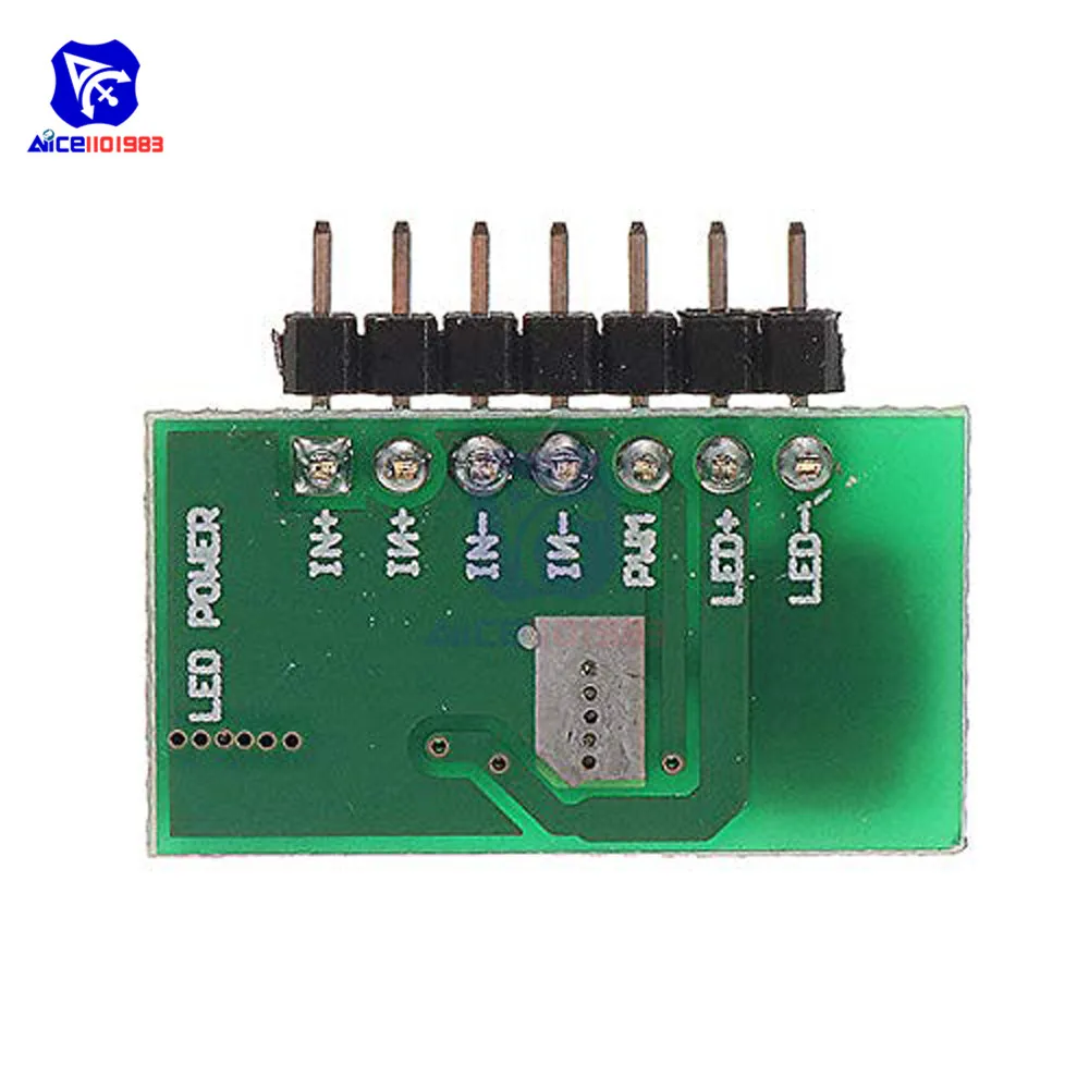 diymore DC 7 -30V 3W 700mA/1W 350mA LED Lamp Driver PWM Dimmer Control Board Capacitor Filter Short Circuit Protection Module
