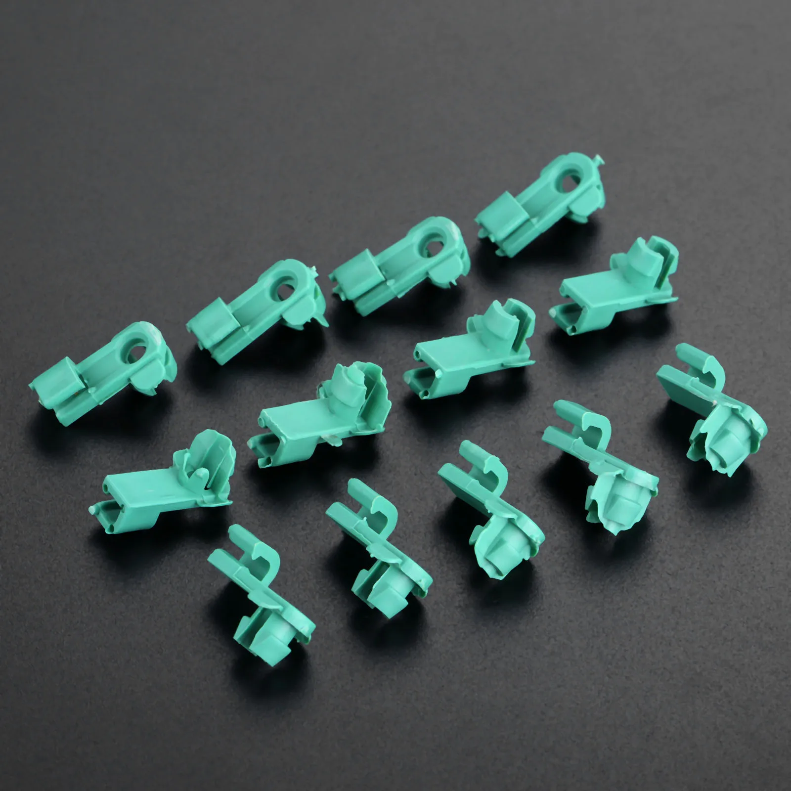 50Pcs 72116-SV4-003 Auto Door Green Plastic Door Lock Rod Clip Series Retainer For Honda Fastener Clips 72116-SV4-003