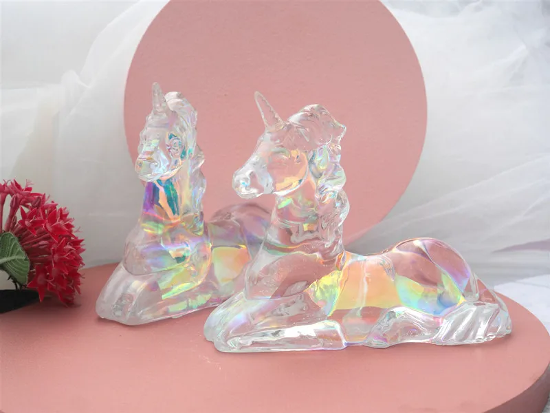 Molde de resina de caballo DIY, molde de yeso de aromaterapia epoxi de cristal con pegamento AB de caballo para Decoración