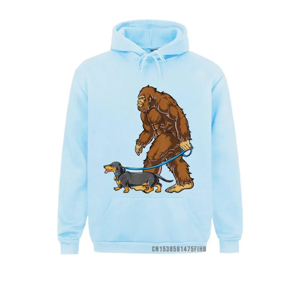 Bigfoot Dog Walk Dachshund Sasquatch Kids Men Women Hoodie Hoodies Funny Moto Biker Male Sweatshirts England Style