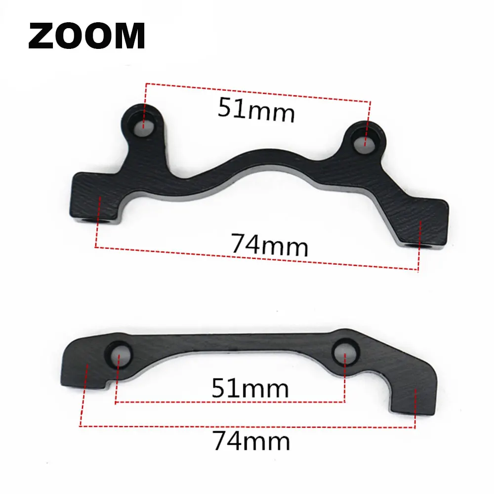 ZOOM Disc Brake Mounting Adapter Front F160/R140 Rear R160/F180 for All Disc Brake Caliper F160 R160  bike disc brake converter