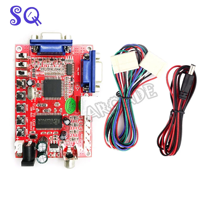 

Professional VGA to CGA/CVBS/S-VIDEO Converter Arcade Game Video Converter Board for CRT LCD PDP Monitor High Definition