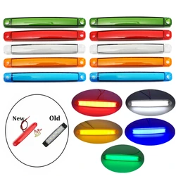 10PCS Side Marker Light 12v 24v LED Truck Lighting Parking Side Lights Orange Marker Lamps Trailer Truck Marker Lights