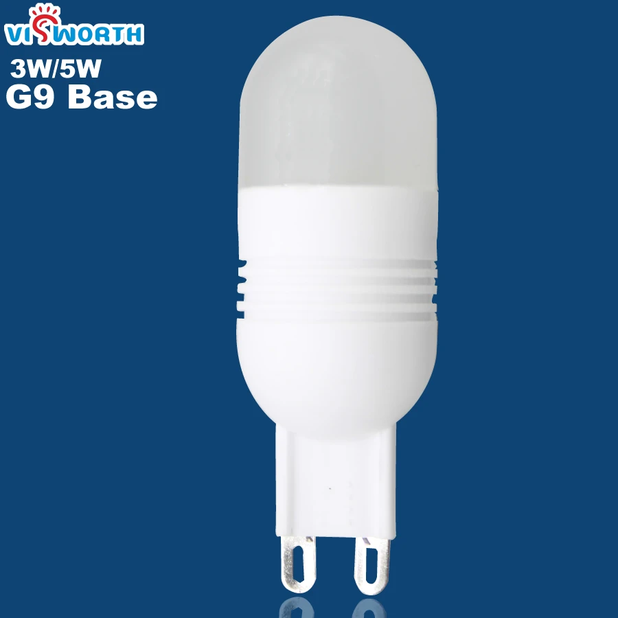 Wholesale G9 Led Bulbs 3W 5W SMD3014 Leds SpotLight Min Ceramic Body Ac 220v 230v 240v Warm Cold White  Chandelier Ligh