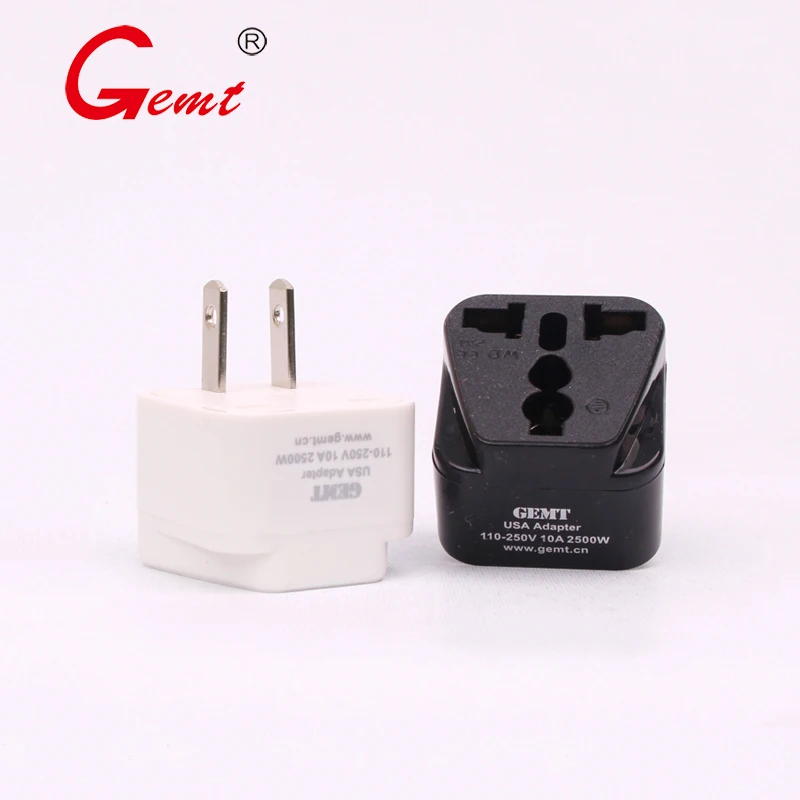 American Two Pin Flat Conversion Plug Japan Taiwan Conversion Socket Power Plug Universal Hole Converter Power Charger Socket
