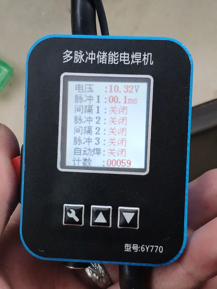 Двойная панель управления 6Y770 точечная Импульсная Сварка, ручка для точечной сварки, игла для точечной сварки, устройство для точечной сварки